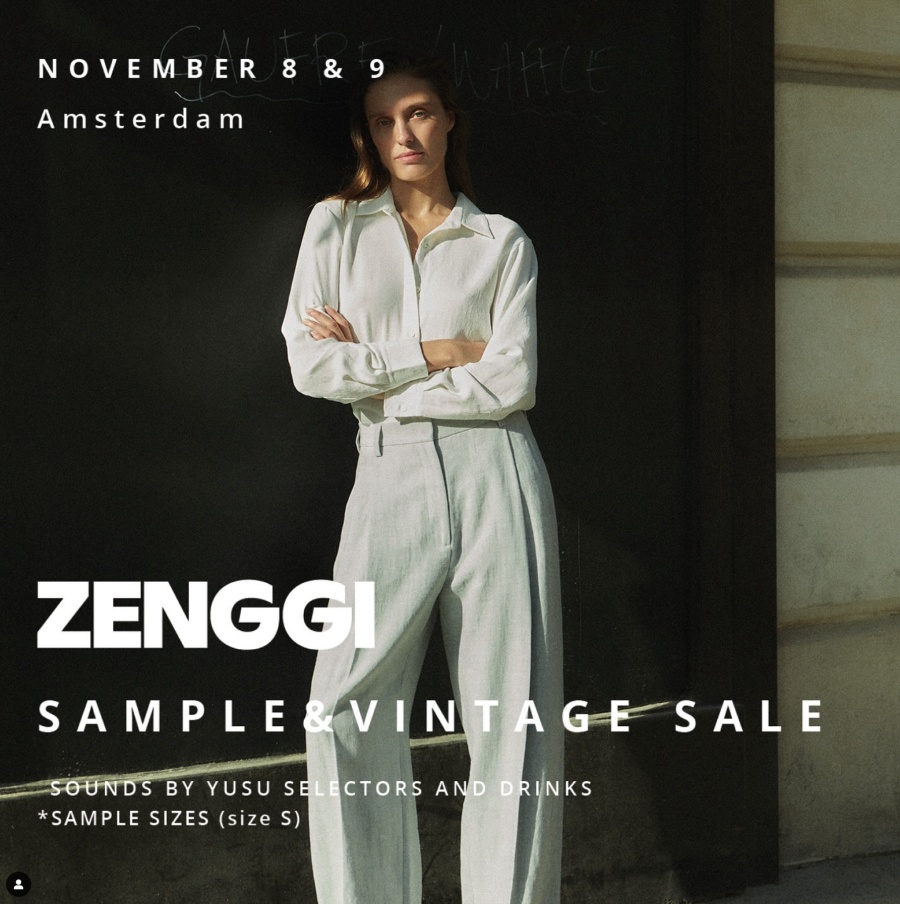 Zenggi Sample & Vintage Sale 