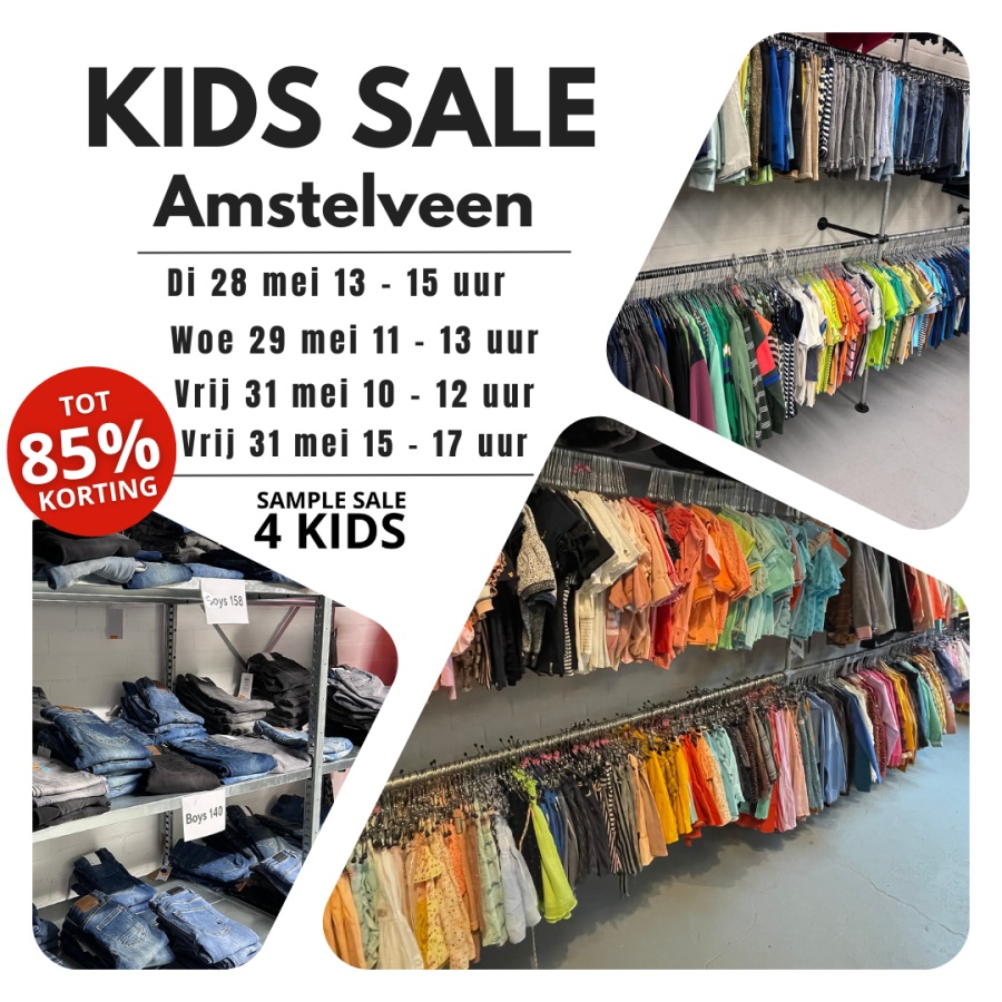 Kids Sale 28 t/m 31 mei | Amstelveen
