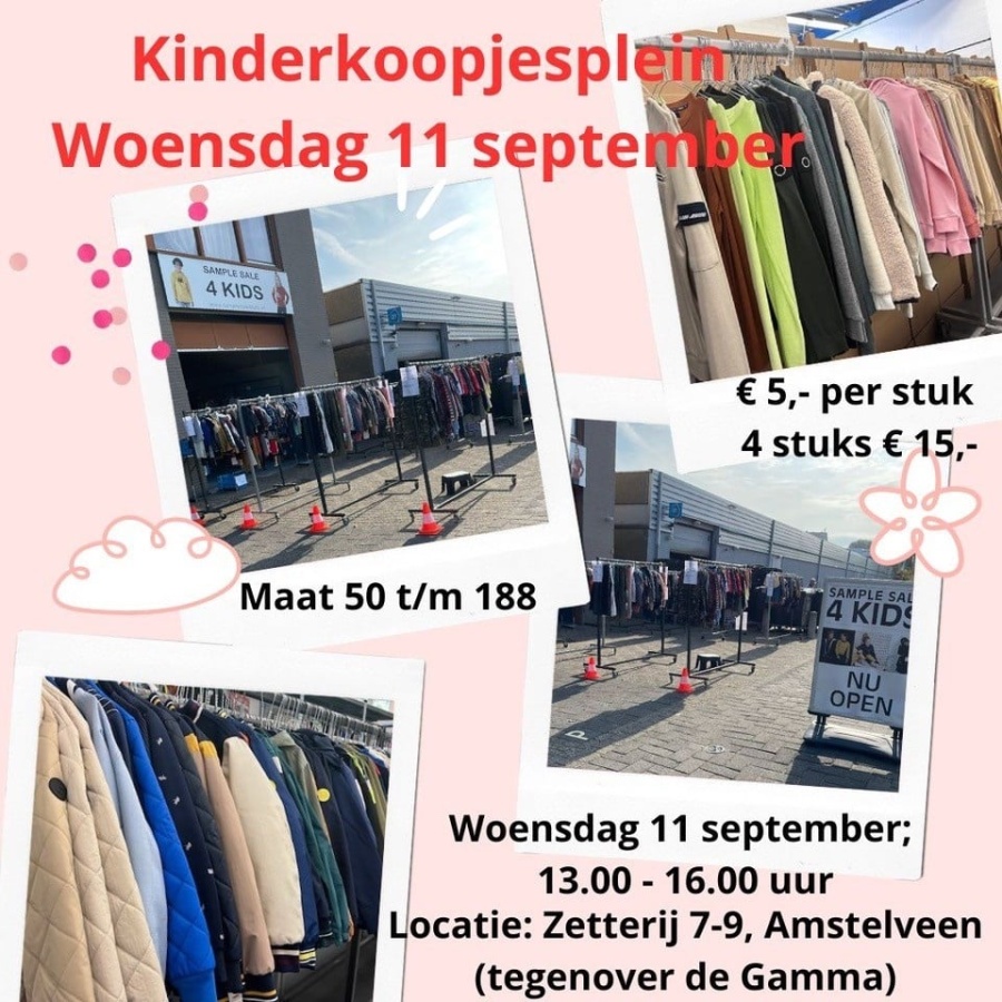 Kids Sale 11 tm 13 september | Amstelveen - 1