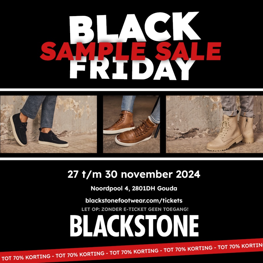 Black Friday Sample Sale Blackstone Footwear - 1