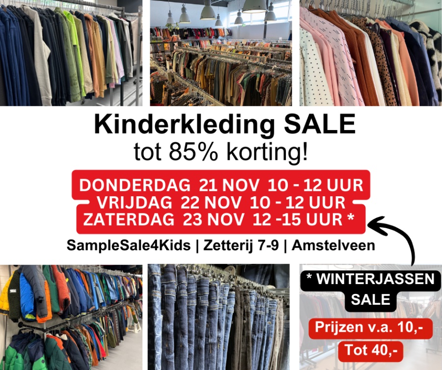 Kids Sale 21 t/m 23 nov | Amstelveen - 1