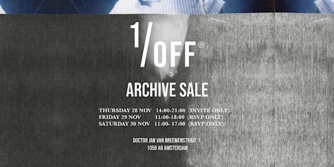 1/OFF archive sale