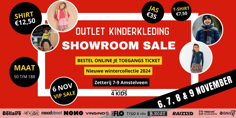 KinderkledingSale in Amstelveen met nieuwe wintercollectie 2024 | 6 - 9 nov - 1