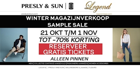 Presly & Sun | Legend Magazijnverkoop / Sample Sale - 1