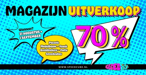 Speedcube magazijn uitverkoop - 1