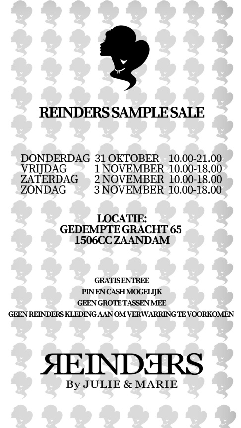 Reinders sample sale - 1