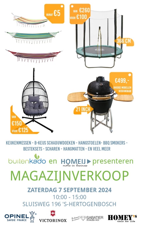 Magazijnverkoop Buitenkado en Homeij