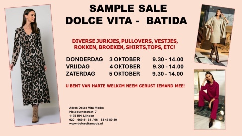 Sample Sale Najaar 2024 Dolce Vita - Batida  - 1